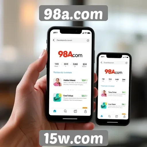 Experiência do usuário em dispositivos móveis no 98a.com